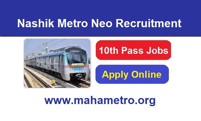 Nashik Metro Neo Recruitment 2026 Apply Online