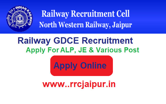 North Western Railway GDCE Recruitment 2026 Apply Online