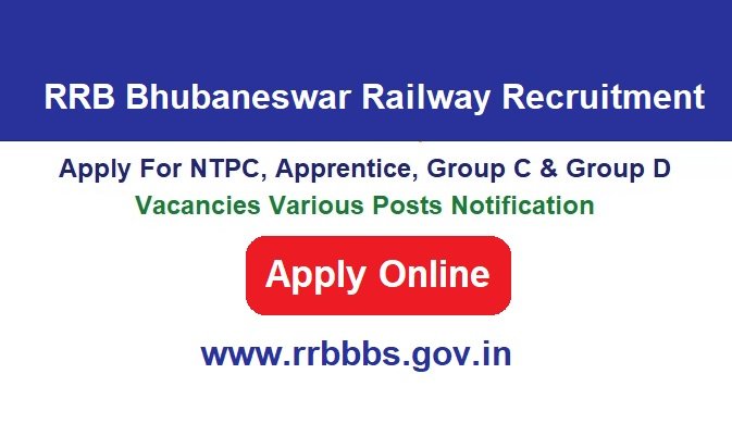 RRB Bhubaneswar Railway Recruitment 2026 Apply Online