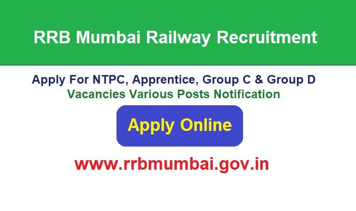 RRB Mumbai Railway Recruitment 2026 Apply Online