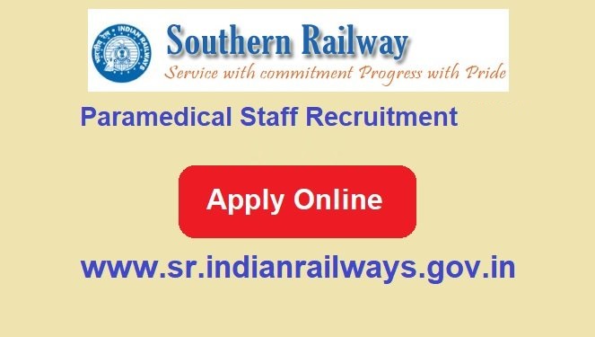 Southern Railway Paramedical Staff Recruitment 2026 Apply Online For Various Post